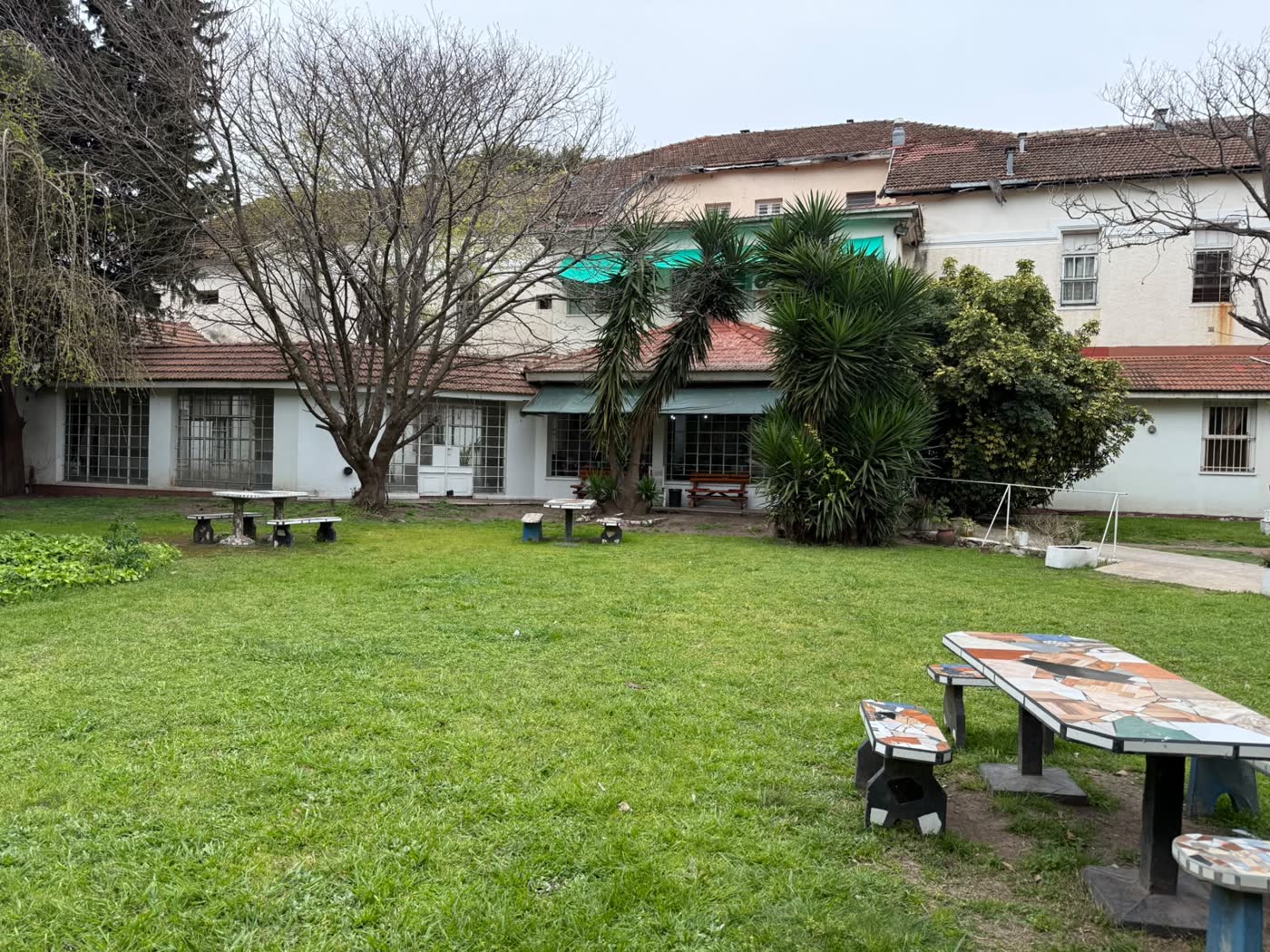 Vista del edificio desde el parque